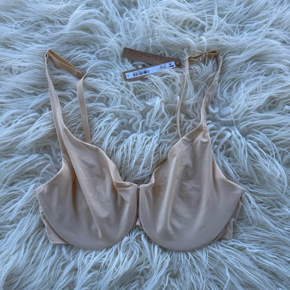 Skims Smoothing Intimates Unlined Minimizer Bra Sand Size 36C